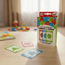 Jogo Da Memória Infantil Formas e Cores Educativo Cartas Mini Toys Jogo Da Memória Infantil Formas e Cores Educativo Cartas Mini Toys