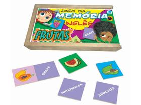 Jogo da Memória Infantil Frutas Inglês