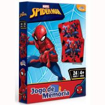 Jogo Da Memória Infantil Homem Aranha Com 24 Pares Toyster