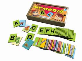 Jogo da Memória Infantil Letras e Figuras - Simque