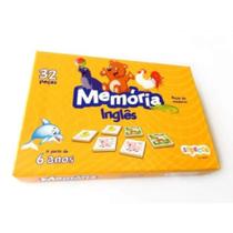 Jogo da Memória Infantil Memória Inglês 32 Peças Sopecca - M304 Jogo da Memória Infantil Memória Inglês 32 Peças Sopecca - M304