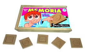 Jogo da Memória Infantil Tátil Baixo Relevo