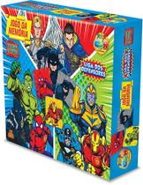 Jogo Da Memória liga dos defensores 48 Peças - GGB BRINQUEDOS Jogo Da Memória liga dos defensores 48 Peças - GGB BRINQUEDOS