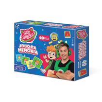 Jogo Da Memoria Madeira 40 Peças Youtuber Gato Galactico - ALGAZARRA BRINQUEDOS