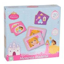 Jogo da Memória Madeira Era Uma Vez... Princesas - Nig Brinquedos