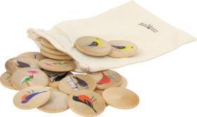 Jogo da Memória Maple Landmark Games To Go Birds - com Bolsa de Armazenamento