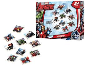 Jogo da Memória Marvel Avengers Xalingo - 24 Peças