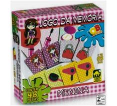 Jogo da Memoria Menina IOB Brinquedo Infantil Recreativo