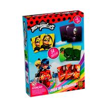 Jogo da memória Miraculous 54 peças - Grow