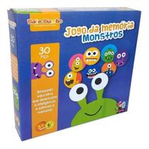 Jogo da memoria monstros 30 pçs