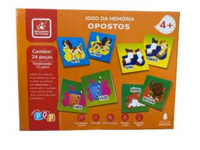 Jogo da memória opostos 24 peças - a casa