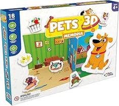 Jogo Da Memória Pets 3d 79240-Pais & Filhos