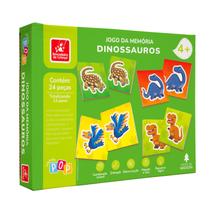 Jogo da Memória Pop Dinossauros 24 Peças Brincadeira de Criança BDC