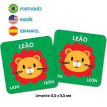 Jogo da Memória Português Inglês e Espanhol - Toyster