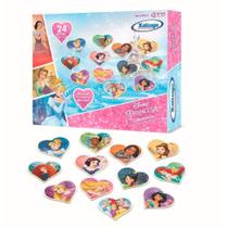 Jogo da Memória Princesas Disney 24 pçs Brinquedo Xalingo