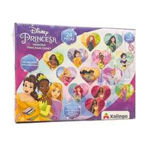 Jogo da Memória Princesas Disney Infantil 24 Peças - Xalingo Jogo da Memória Princesas Disney Infantil 24 Peças - Xalingo