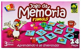 Jogo da Memória Rimas Brinquedo Educativo