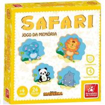 Jogo da Memoria Safari Brincadeira de Criança