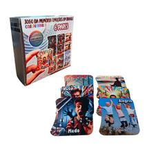 Jogo da Memória Sensorial Minhas Emoções em Braille 6 pares Jogo da Memória Sensorial Minhas Emoções em Braille 6 pares