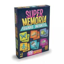 Jogo da Memoria Super Memória Figuras Infantis- Grow