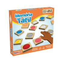 Jogo Da Memória Tátil Braille 18 Peças Mdf 1179