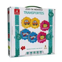 Jogo Da Memoria Transportes 24pcs Madeira 9787