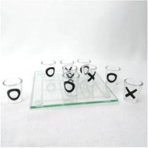 Jogo Da Velha Com Copos E Drinks Rocie 10 Peças - RedStar