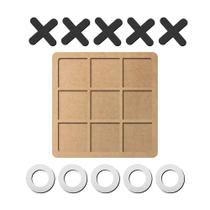 Jogo Da Velha Com Tampa Dia Das Crianças - Mdf Madeira Jogo Da Velha Com Tampa Dia Das Crianças - Mdf Madeira