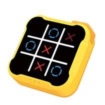 Jogo Da Velha Digital 3 Em 1 Compacto E Portátil Console Jogo da Memória Recarregável