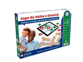 Jogo da Velha e Doninó 792554 Pais e Filhos Jogo da Velha e Doninó 792554 Pais e Filhos