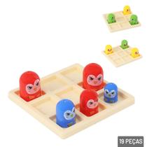 Jogo da Velha Infantil 19 Peças Animais - Tudo em Caixa Jogo da Velha Infantil 19 Peças Animais - Tudo em Caixa