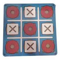 Jogo Da Velha Madeira Sortido - Brinquedista Jogo Da Velha Madeira Sortido - Brinquedista