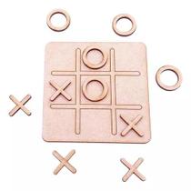 Jogo da Velha MDF 15x15cm p/ Lembrancinhas
