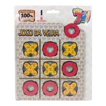 Jogo Da Velha Tabuleiro Brinquedo MDF Educativo Madeira - Paper Toy Jogo Da Velha Tabuleiro Brinquedo MDF Educativo Madeira - Paper Toy