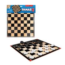 Jogo Dama Clássico Feito em Madeira MDF - Coluna Jogo Dama Clássico Feito em Madeira MDF - Coluna