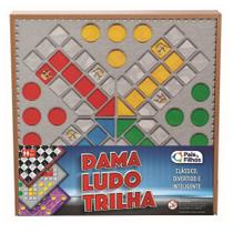 Jogo Dama, Ludo e Trilha - Pais e Filhos - Pais & Filhos Jogo Dama, Ludo e Trilha - Pais e Filhos - Pais & Filhos