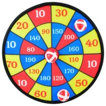 Jogo Dardo 28Cm 4 Peças com Bola de tiras autocolantes