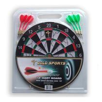 Jogo dardo Gold Sports 12" com 06 setas 08 Jogo dardo Gold Sports 12" com 06 setas 08