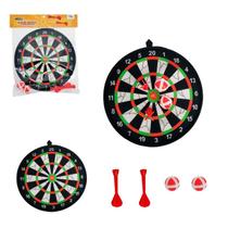 Jogo Dardos tiras autocolantes De Parede Tiro Alvo 29cm Com 4 Dardos