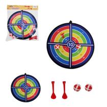 Jogo Dardos tiras autocolantes De Parede Tiro Alvo 36cm Com 4 Dardos