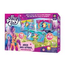 Jogo das Letras Educativo My Little Pony 78 Peças Mimo Toys - 2512 Jogo das Letras Educativo My Little Pony 78 Peças Mimo Toys - 2512