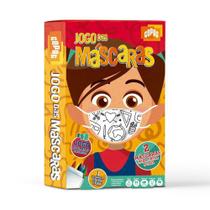 Jogo das Máscaras com 2 Máscaras para Pintar e Usar Copag Jogo das Máscaras com 2 Máscaras para Pintar e Usar Copag