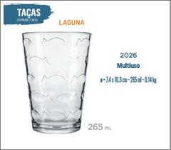 Jogo De 06 Copos Laguna 265ml - Uso Diário