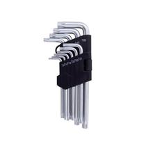 Jogo de 10 Chaves Torx L Curta com Furo Western Etilux Jogo de 10 Chaves Torx L Curta com Furo Western Etilux