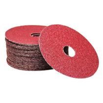 Jogo de 10 Disco de Lixa Abrasivo 4.1/2" Aço Inox Metal Alumínio Grão 80