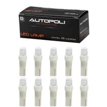Jogo de 10 Lâmpadas Autopoli Led Esmagadinha Pinguinho Branco 9w 12v 108 Lúmens Ap1840 Luz Paínel e Porta-luvas Automotivo Jogo de 10 Lâmpadas Autopoli Led Esmagadinha Pinguinho Branco 9w 12v 108 Lúmens Ap1840 Luz Paínel e Porta-luvas Automotivo