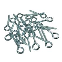 Jogo de 100 Pitão Parafuso Para Bucha 8mm Zincado Alvenaria Concreto