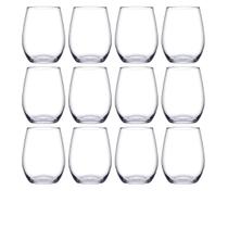Jogo de 12 Copo de Vidro Redondo p/ Drinks Bebidas Vinho Buffet Jogo de 12 Copo de Vidro Redondo p/ Drinks Bebidas Vinho Buffet