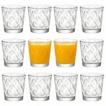 Jogo de 12 Copos de Vidro Bormioli Rocco Kaleido 240ml Original Itália Jogo de 12 Copos de Vidro Bormioli Rocco Kaleido 240ml Original Itália