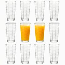 Jogo de 12 Copos de Vidro Long Drink Bormioli Rocco Cube 360ml Original Itália Jogo de 12 Copos de Vidro Long Drink Bormioli Rocco Cube 360ml Original Itália